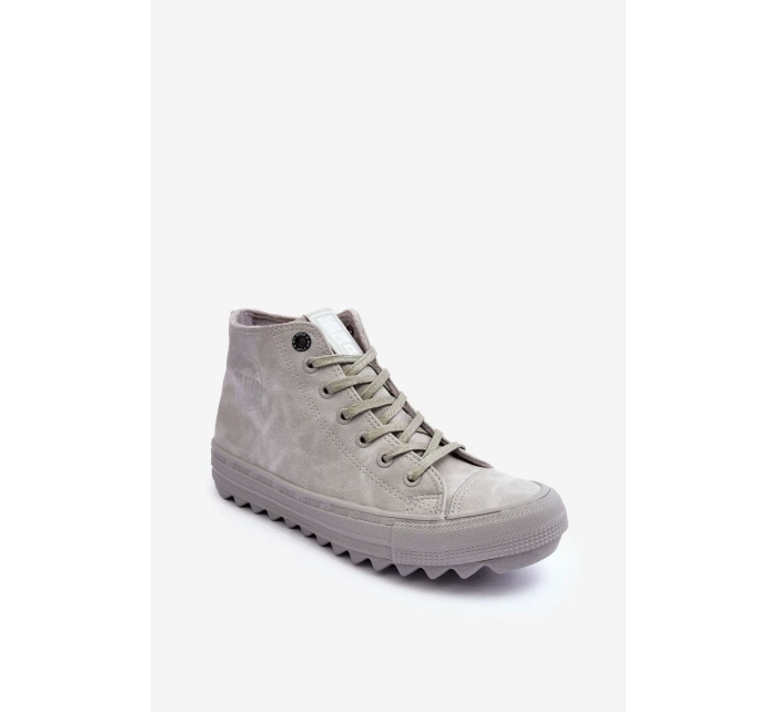 Dámské Tenisky Big Star Vysoké Zateplené Šedé model 21595615 - Big Star Shoes Dámské Tenisky Big Star Vysoké Zateplené Šedé model 21595615 - Big Star Shoes