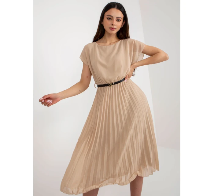 Šaty DHJ SK 8839 1.23X béžová Šaty DHJ SK 8839 1.23X béžová