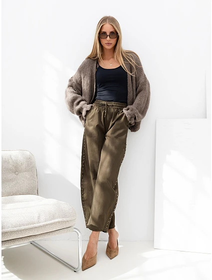 Spodnie IR SP GG model 22544481 khaki - FPrice Spodnie IR SP GG model 22544481 khaki - FPrice
