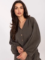 IT KS košeľa 233607.63 tmavá khaki