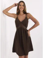 Šaty MI SK 62170.97 hnedé