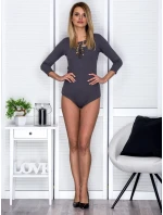 Dámske body EN BO 4296.03 tmavo šedé