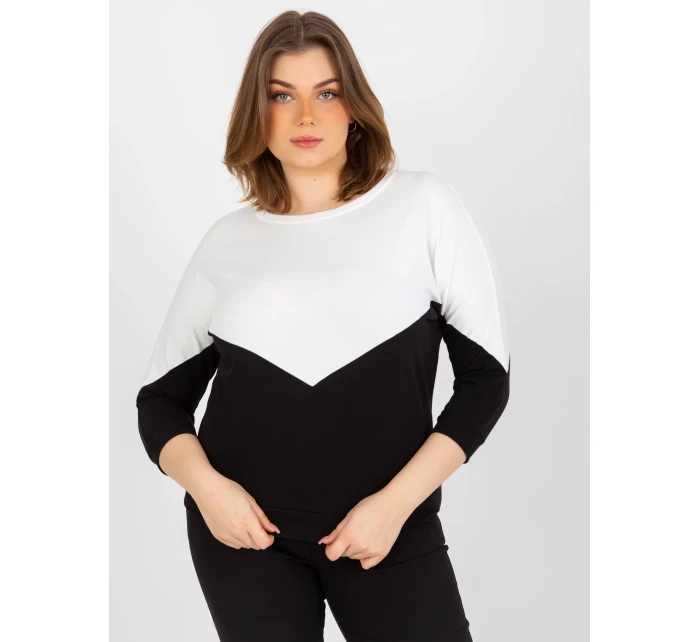 Dámská halenka RV BZ model 18025877 bílá a černá - FPrice