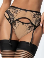 Špagát V-10808 béžovo-čierny - Axami