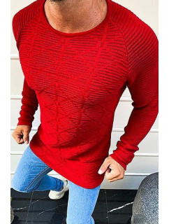 Červený pánsky sveter WX1599