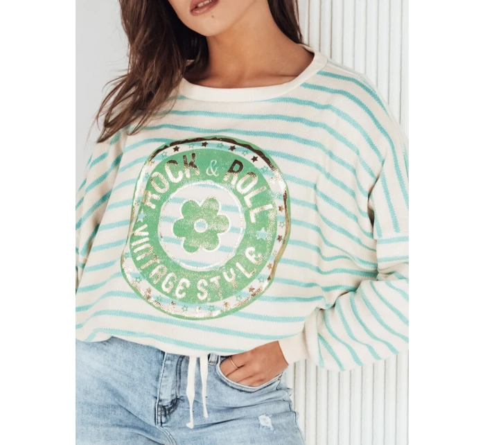 Dámský svetr tyrkysový Dstreet model 21974048 - FashionStreet