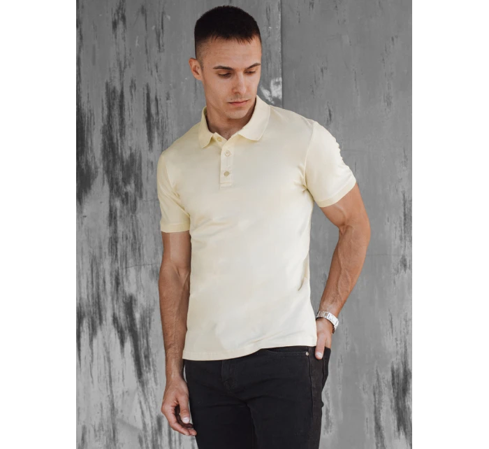 Pánské žluté polo tričko Dstreet model 21977451 - FashionStreet