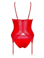 Dámský korzet corset red model 20586656 - Obsessive Dámský korzet corset red model 20586656 - Obsessive