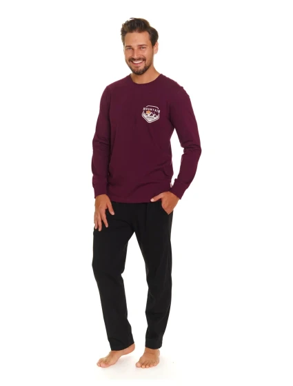 Pánske pyžamo 7139 víno plus - Doctornap Pánske pyžamo 7139 víno plus - Doctornap