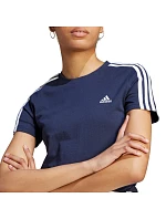 Tričko adidas Essentials Slim 3-Stripes Tee W IM2791