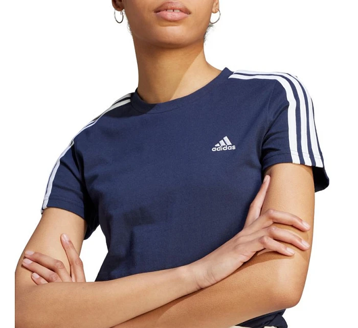 Tričko adidas Essentials Slim 3-Stripes Tee W IM2791