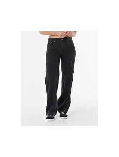 Nohavice RIP CURL AGGIE RELAXED JEANS, čierne