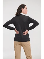Dámský pletený cardigan s výstřihem do V 11. charcoal marl model 22475052 - Russell Athletic Dámský pletený cardigan s výstřihem do V 11. charcoal marl model 22475052 - Russell Athletic