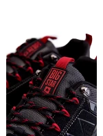 Męskie Niskie Buty Trekkingowe Memory Foam Big Star KK174126 Czarne