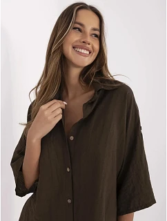 Koszula MI KS model 21151270 ciemny brązowy - FPrice