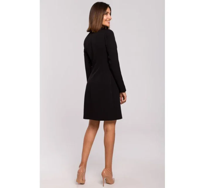model 18002571 Sako černé šaty - STYLOVE