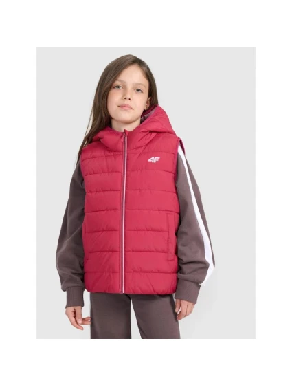 Dívčí rukávy bez rukávů se syntetickou výplní model 21757011 - 4F