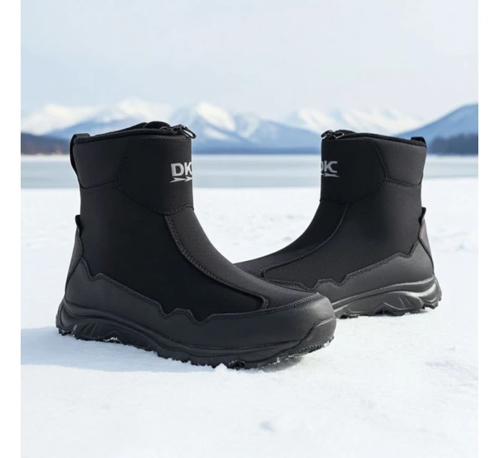 DK Jr model 21787601 nepromokavé zateplené sněhové boty černé - Inny