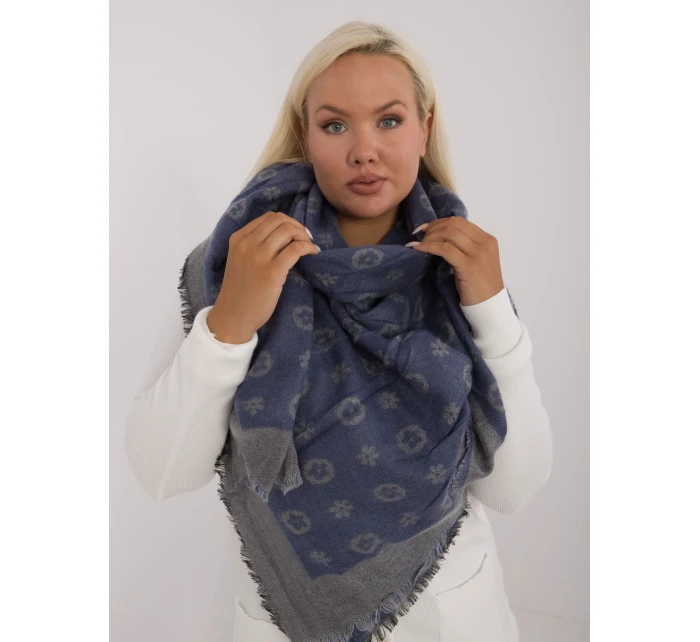 Šál AT SZ 1701.61 sivomodrý Šál AT SZ 1701.61 sivomodrý