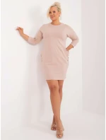 Sukienka RV SK model 20190747 beżowy - FPrice