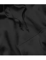 Černá dámská tepláková mikina model 16150172 - J.STYLE Černá dámská tepláková mikina model 16150172 - J.STYLE