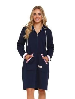 Dámsky župan 4508 modrý - Doctornap