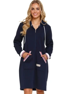 Dámsky župan 4508 modrý - Doctornap