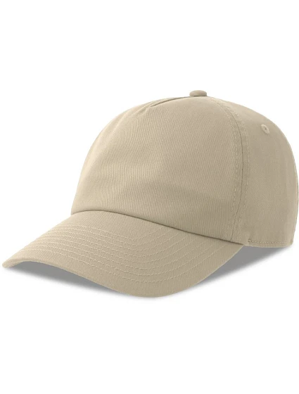 Atlantis Headwear Dad Hat-S Five – 5-panelová bejzbalová čiapka 33.0297 stone Atlantis Headwear Dad Hat-S Five – 5-panelová bejzbalová čiapka 33.0297 stone
