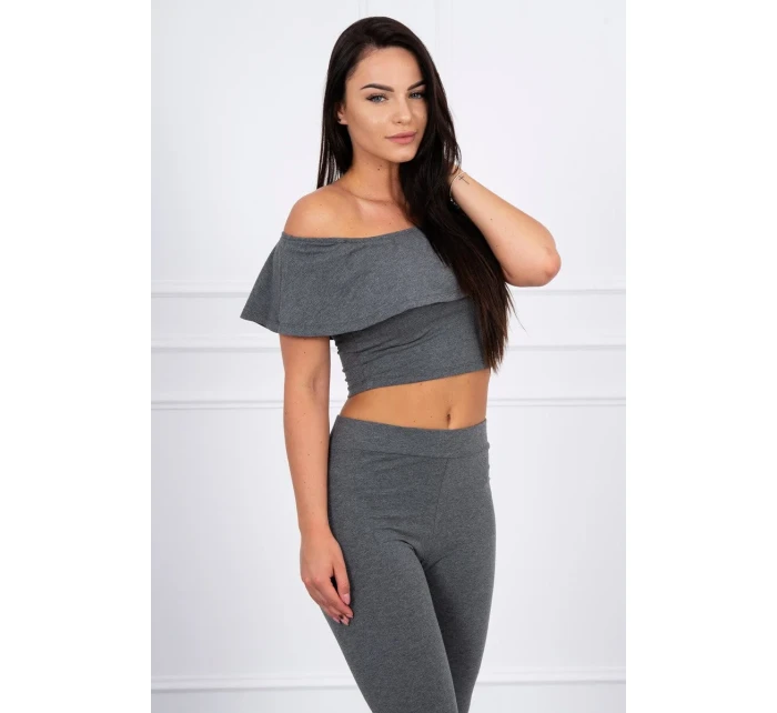 Sada s volánky grafit