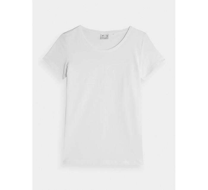Dámske tričko s potlačou 4FSS23TTSHF583-10S biele - 4F
