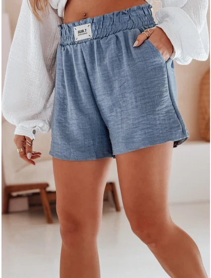 Dámske šortky OWN STYLE modré FashionStreet SY0452 Dámske šortky OWN STYLE modré FashionStreet SY0452