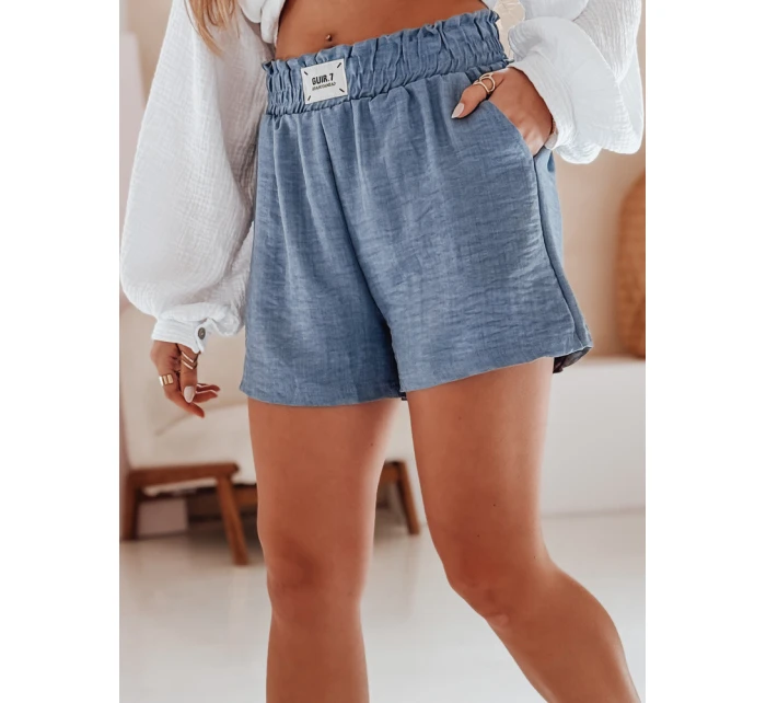 Dámske šortky OWN STYLE modré FashionStreet SY0452 Dámske šortky OWN STYLE modré FashionStreet SY0452