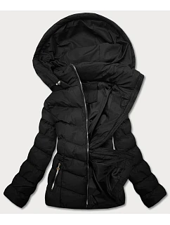 Dámska krátka páperová zimná bunda Black (5m726-392)