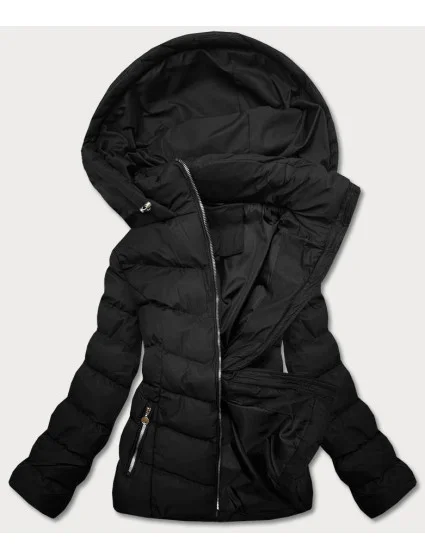Dámska krátka páperová zimná bunda Black (5m726-392)