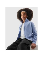 4F Junior dievčenský fleece s pravidelným golierom 4FJWSS24TFLEF166-32S 4F Junior dievčenský fleece s pravidelným golierom 4FJWSS24TFLEF166-32S