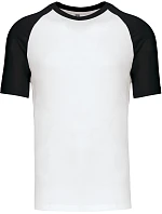 K 330 Baseballové tričko model 22507293 white/black - Kariban K 330 Baseballové tričko model 22507293 white/black - Kariban