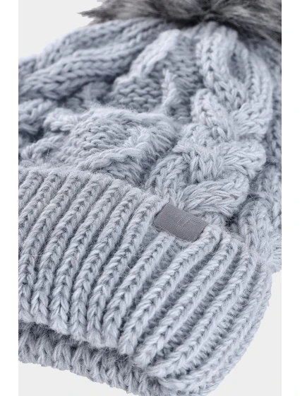 Dziewczęca Zimowa Czapka 4F 4FJWAW24ACAPF421-34S Niebieska Dziewczęca Zimowa Czapka 4F 4FJWAW24ACAPF421-34S Niebieska