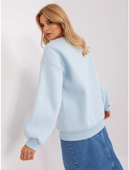 Bluza EM BL 617 model 18900718 jasny niebieski - FPrice Bluza EM BL 617 model 18900718 jasny niebieski - FPrice