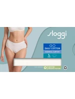 Dámske bavlnené midi nohavičky GO Daily - WHITE - biela 00GZ - SLOGGI