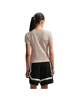Dámske tričko Nike Sportswear Chill Knit, krémové, FV5508 236