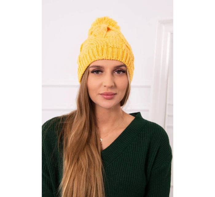 Stefania fleecová čiapka K278 žltá Stefania fleecová čiapka K278 žltá