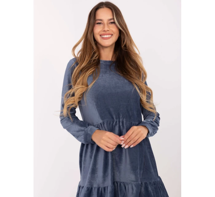 Sukienka model 21399591 ciemny niebieski - FPrice Sukienka model 21399591 ciemny niebieski - FPrice