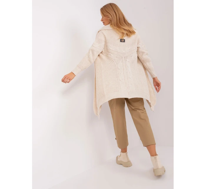 Kardigan TW SW BI model 18955437 jasny beżowy - FPrice Kardigan TW SW BI model 18955437 jasny beżowy - FPrice