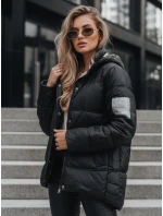 Dámska prešívaná bunda HIMES čierna FashionStreet TY4245 Dámska prešívaná bunda HIMES čierna FashionStreet TY4245