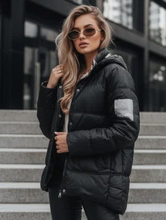 Dámska prešívaná bunda HIMES čierna FashionStreet TY4245