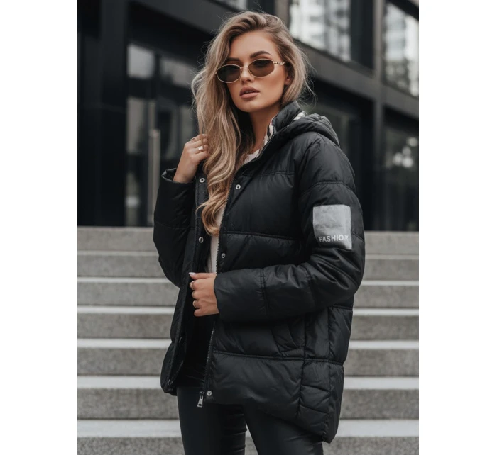 Dámska prešívaná bunda HIMES čierna FashionStreet TY4245 Dámska prešívaná bunda HIMES čierna FashionStreet TY4245