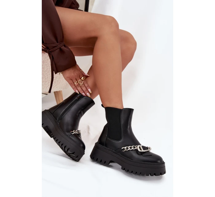 Dámské Boty Na Platformě S Černé model 21706782 - Boto