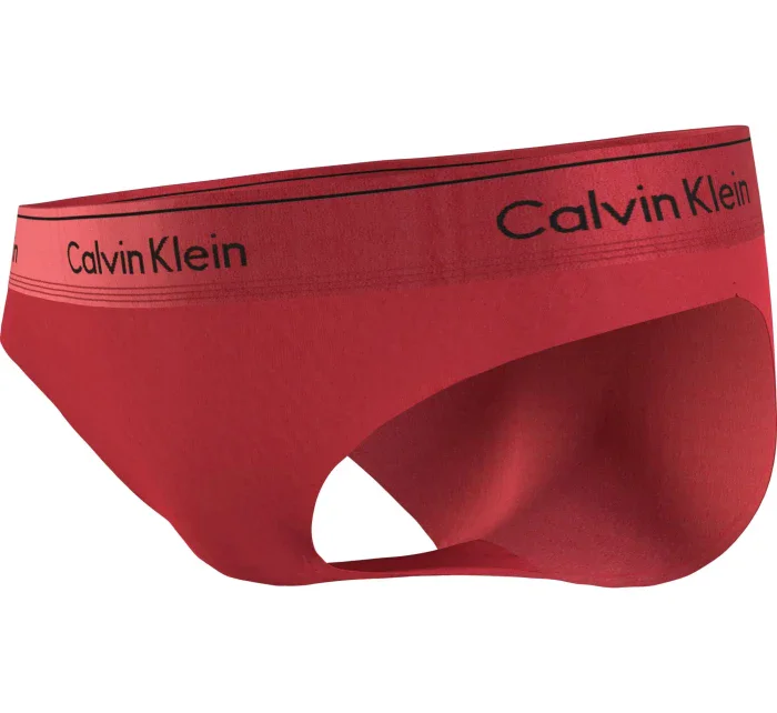 Dámske nohavičky BIKINI 000QF7451E XAT červené - Calvin Klein