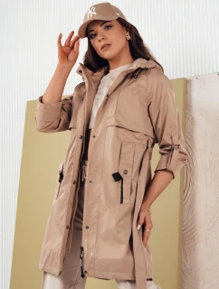 Dámska prechodná bunda parka NOLES béžová FashionStreet TY4282