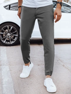 Pánske tmavosivé nohavice FashionStreet jogger UX4265